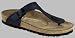 Sports : Birkenstock Zehensteg ''Gizeh'' aus Birko-Flor in blau mit schmalem Fussbett
