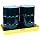 Eagle 1631 Yellow Polyethylene Two Drum Budget Basin, 5000 lbs Load Capacity, 51.5" Length, 26.25" Width, 6.5" Height