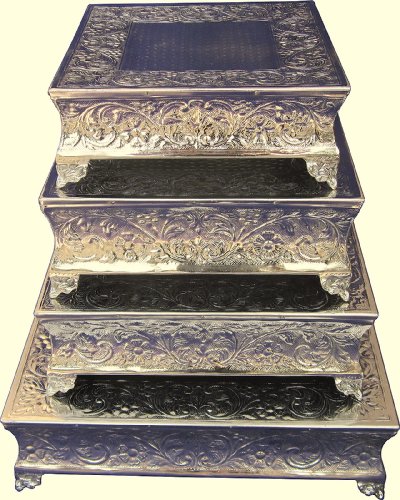 Cake Stand Set/4 Square 22