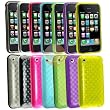7 X Soft Hard Rubber Gel Case Cover for iPhone 3GS 3G