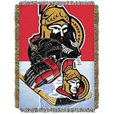 Ottawa Senators NHL Woven Tapestry Throw Blanket (Home Ice Advantage) (48x60")"