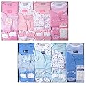 Luvable Friends 16-Piece Mix N Match Layette Set, 0-6 Months, Blue