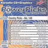 sound choice powerpicks karaoke country picks vol 149 limited edition cd-g