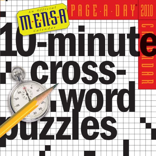 Mensa 10-Minute Crossword Puzzles (Page-A-Day Calendars)