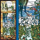 Tiffany Peace Balcony Tiffany Stained Glass Window Panel 40 Inches H X 17 Inches W