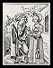 Hans Sebald Beham (Sin representations, fornication) Framed Art Poster Print - 11 X 17