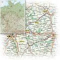 BACHER Stra�enkarte Deutschland Ma�stab 1:700 000, Papierkarte gerollt. Gr��e 98 x 129 cm