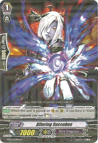 Cardfight!! Vanguard TCG - Alluring Succubus (BT03/024EN) - Demonic Lord Invasion