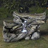 Garden Water Features & Outdoor Fountains item: Alpine Outdoor/Indoor Water Fountain with LED Lights