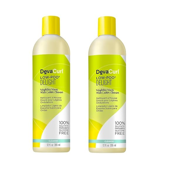 Devacurl Low Poo Delight Cleanser Mild Lather Gentle For All