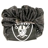 Oakland Raiders Black Hair Scrunchie - Hair Twist - Ponytail Holder