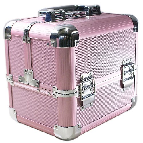 アルミフレーム コスメケース ピンク Sサイズ a06718 <34898> 