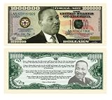 SET OF 10-Martin Luther King Jr Collectible Novelty Million Dollar Bills