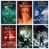 5 Books: Percy Jackson & The Olympians Series Set - The Lightning Thief, The Sea of Monsters, The Titans Curse, The Battle of the Labyrinth (Percy Jackson & The Olympians Set Series, Vol. 1, 2, 3, 4, 5)