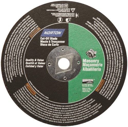 Norton 89348 7 Inch Abrasive Cut Off Saw Blade with 5/8 Inch Arbor, 5 Pack for Masonry 61wjBMx1e0L Norton 89348 7 Inch Abrasive Cut Off Saw Blade with 5/8 Inch Arbor, 5 Pack for Masonry