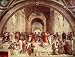 L'ecole d'Athenes. Reproductions de tableaux imprimees sur toile, format 60 x 45 cm