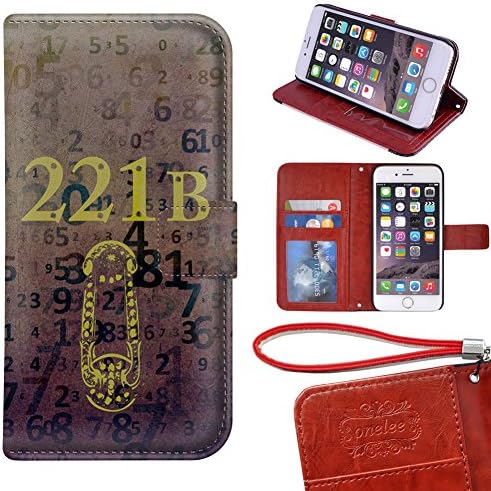 iPhone 6 6s Wallet Case[4.7 inch], Customize Factory TV Play Sherlock Premium PU Leather Case Wallet Flip Stand Case Cover for iPhone 6 6s with Card Slots