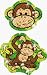 SPARKLE STICKERS LIVELY MONKEYS