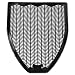 Impact 1525-5 Z-Mat Deodorizing Urinal Mat, 20-3/8" Length x 17-1/2" Width, Black/Fresh Blast Scent (Case of 6)