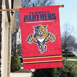 Florida Panthers 2 Sided Applique Banner Flag