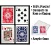 GEMACO 100% Plastic Star Standard Poker 2 Deck Setup