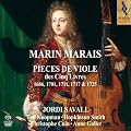 Pieces de viole des cinq livres : 1686, 1711, 1717 & 1725