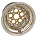 Weld Racing Magnum Drag 2.0 (Series 786) Polished Rim with Gold Anodized Center - 15 X 15 Inch Wheel