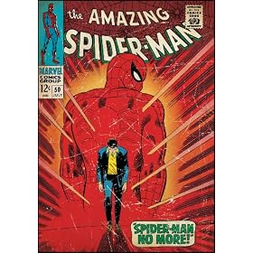 RoomMates RMK1659SLG Spiderman Walking Away Peel and Stick Comic Book Cover