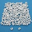 Real Silver Tone Crimp Bead Covers 3mm (144)
