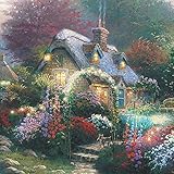 Plaid Paint by Number 22040 Lamplight Bridge Kit, 20" x 16"