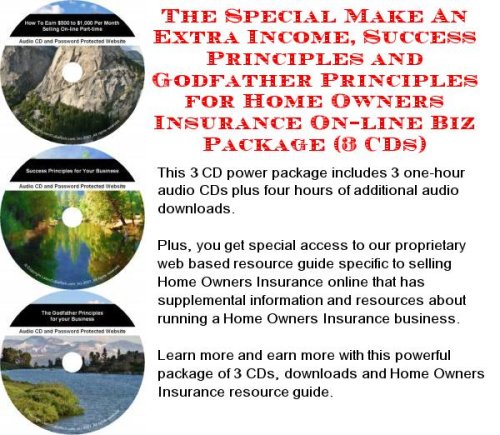 The Secret How To Earn Extra Money - Marketing and Success Principles for Home Owners Insurance Businesses 3 CD Power Pack