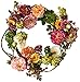 Nearly Natural 24in. Peony Wreath, 24 inches round, Mixed