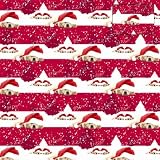 Snowy Slumber Yellow Labrador Christmas Wrapping Paper