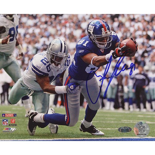 Steiner Sports NFL Amani Toomer Touchdown Stretch Vs Cowboys Autographed 8-by-10-Inch Photograph