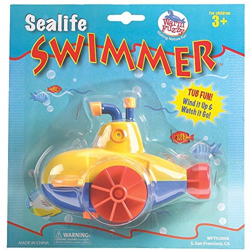 Sealife Swimmers Scuba Diver And Submarine Windup Bathtub And Pool