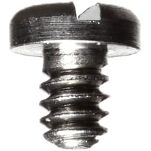 Precision Stainless Steel 303 Machine Screw, Pan Head, Slotted Drive, ANSI B18.6.3