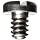 Precision Stainless Steel 303 Machine Screw, Pan Head, Slotted Drive, ANSI B18.6.3