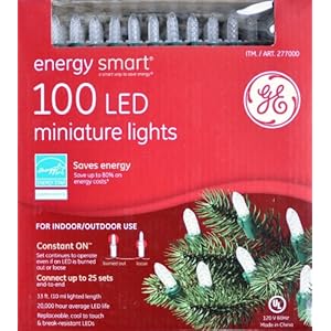 GE Energy Smart 100 LED Mini Warm White Holiday Indoor/Outdoor Lights