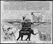 Political smash-up,Cartoon,War! War!,political corruption,c1872,woodcut by Smart