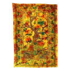 Tree of Life Tapestry, 52 x 76, Made of 100% Cotton