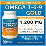 Omega 3-6-9 GOLD - 1200 mg (180 softgels)