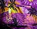 V.H.O. Funky Hawaiian Shirt, Shortsleeve, Surf, Purple, 3XL