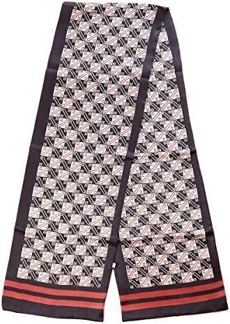 YLSH, 63" x 11" Man's 100 Pure silk scarf wrap Accessory gift