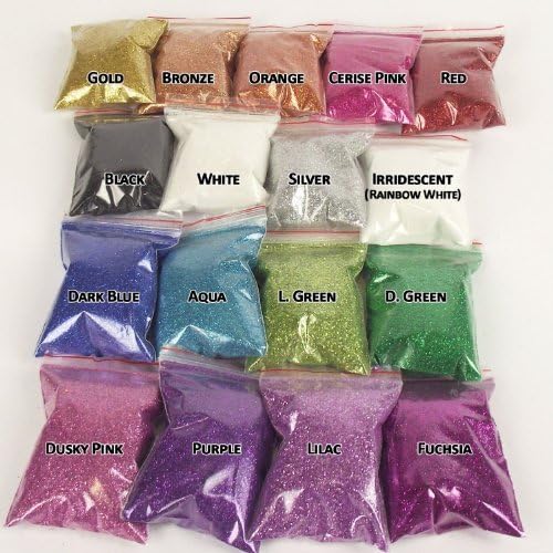 GlateeQ 25 Grams Of Extra / Ultra Fine Glitter in Purple For Crafts / Nails / Floristry