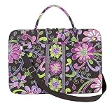 Vera Bradley Laptop Portfolio Bag in Purple Punch