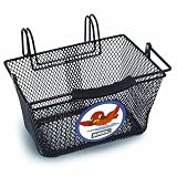 Basil Tivoli Junior Hook-On Handlebar Basket w/ Animal Motif Black