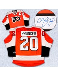Collectibles: Chris Pronger Philadelphia Flyers Autographed Reebok Premier Hockey Jersey