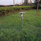 Unique Arts Solar Stainless Steel Lighthouse Path Light, Set of 4