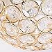 Sunsbell Modern Luxury Crystal Wall Light Chrome Finish Wall Sconce Lighting Fixture (Gold)