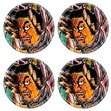 Liili Natural Rubber Round Coasters IMAGE ID 32483892 Nebuta one of the traditional Japanese festival